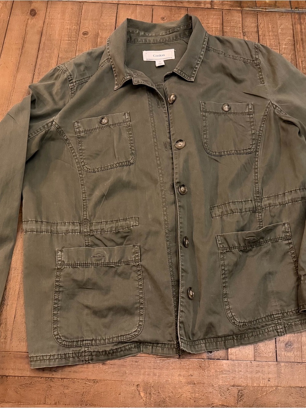 Ocasion Olive Green Military Field Jacket